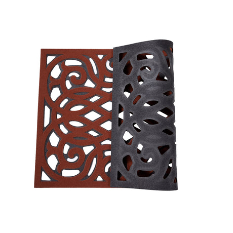 Victorian Style Eco Outdoor Door Mat - Terracotta