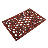 Victorian Style Eco Outdoor Door Mat - Terracotta