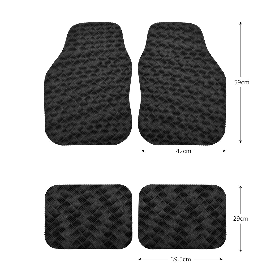 Eco Friendly Universal Car Mat - Full Set + Boot Mat