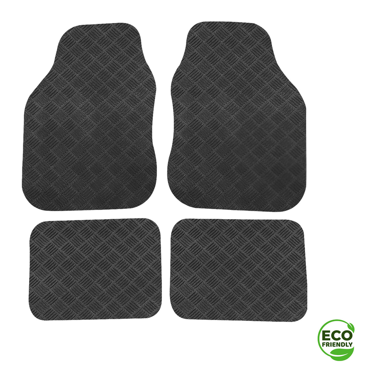 Eco Friendly Universal Car Mat - 4pc Full Set