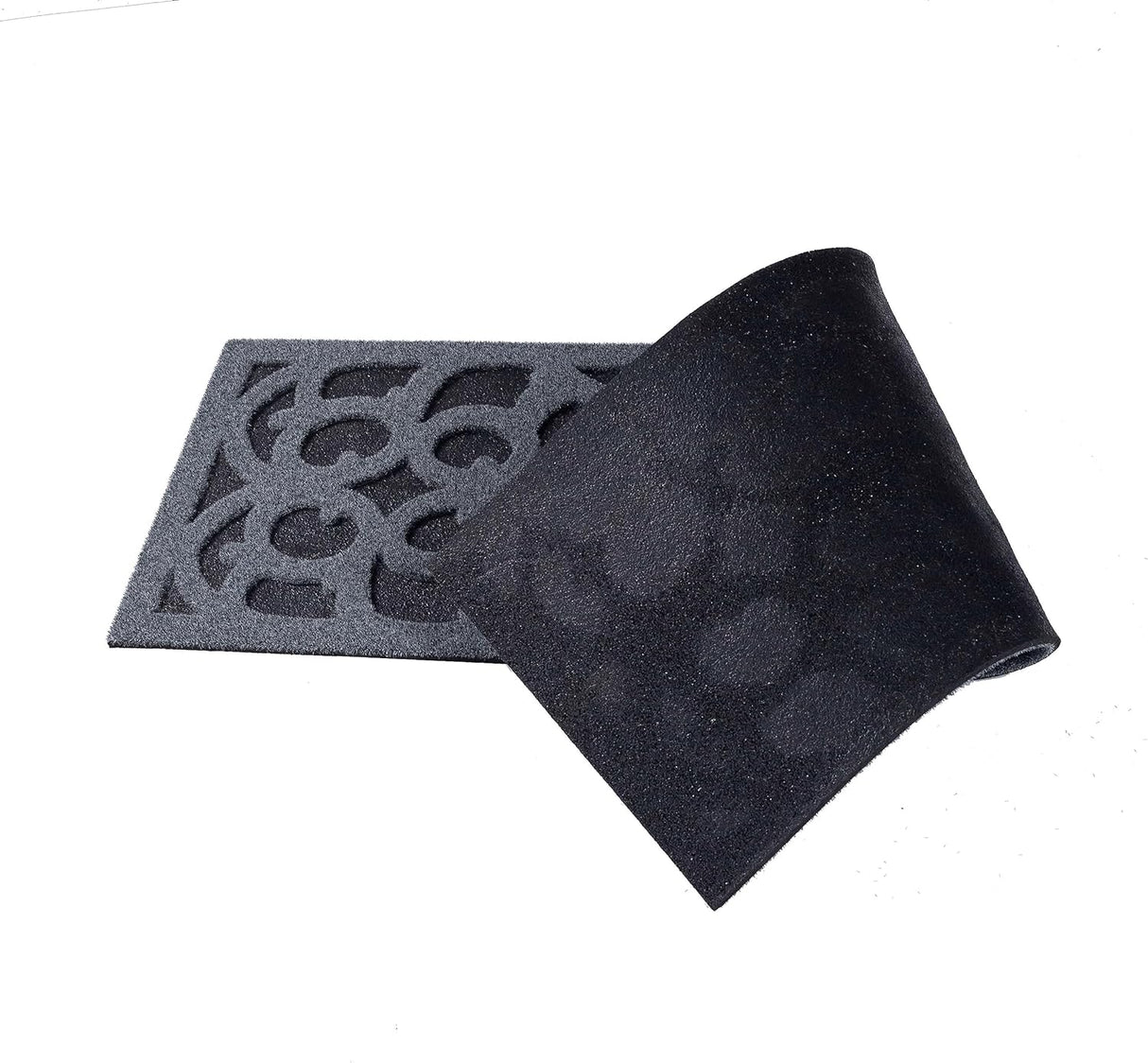 Victorian Style Eco-Friendly Rubber Step Mat - Grey