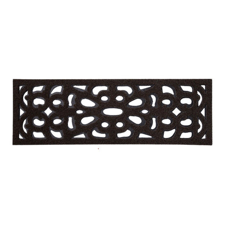 Victorian Style Eco Outdoor Door Mat - Chocolate