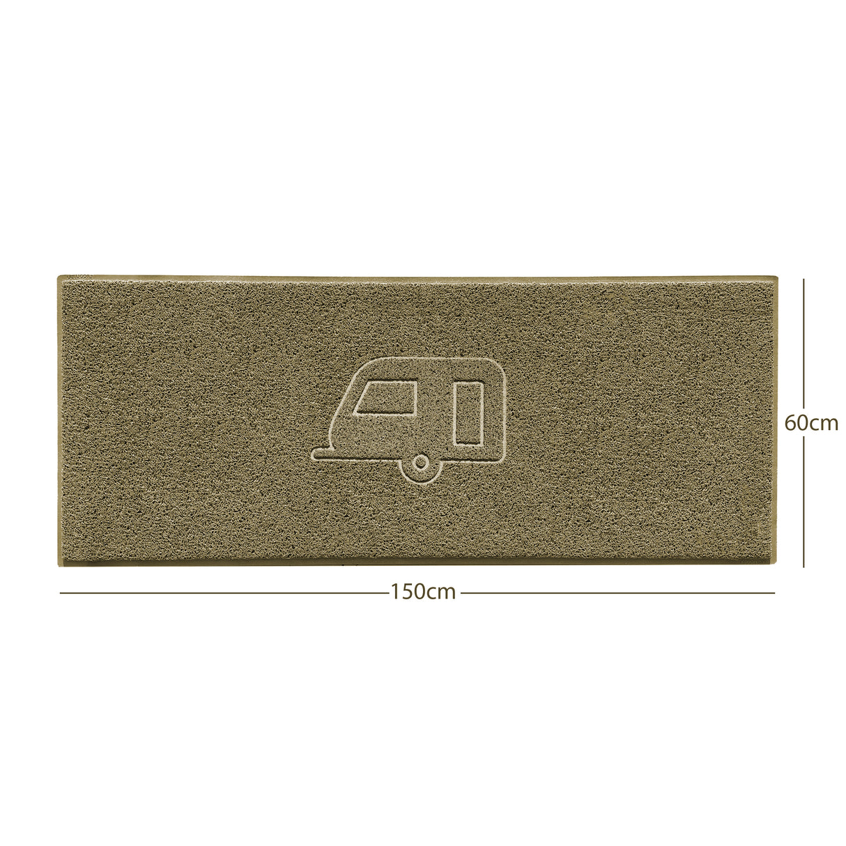 "Caravan" Grey Spaghetti Door Mat