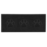 Embossed Triple Paw Home Entrance Runner Mat - Multiple Colours