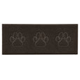 Embossed Triple Paw Home Entrance Runner Mat - Multiple Colours