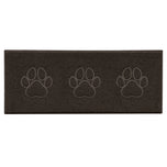 Embossed Triple Paw Home Entrance Runner Mat - Multiple Colours