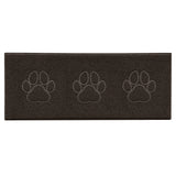 Embossed Triple Paw Home Entrance Runner Mat - Multiple Colours