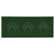 Embossed Triple Paw Home Entrance Runner Mat - Multiple Colours