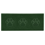 Embossed Triple Paw Home Entrance Runner Mat - Multiple Colours