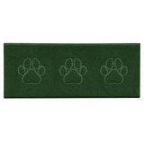 Embossed Triple Paw Home Entrance Runner Mat - Multiple Colours