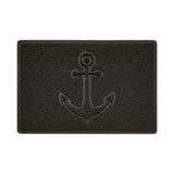 "Anchors Away" Grey Spaghetti Door Mat