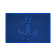 "Anchors Away" Grey Spaghetti Door Mat