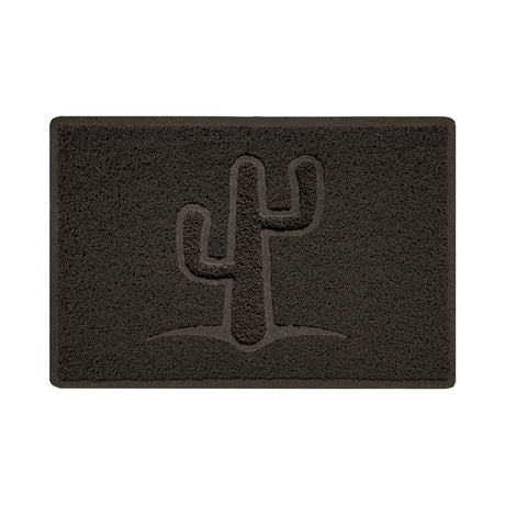 Embossed Spaghetti Outdoor Doormat - Brown