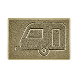 "Caravan Love" Grey Spaghetti Door Mat