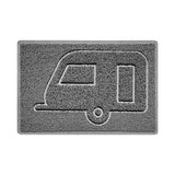 "Caravan Love" Grey Spaghetti Door Mat