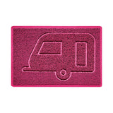 "Caravan Love" Grey Spaghetti Door Mat