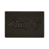 Outdoor Spaghetti Doormat Embossed - Brown