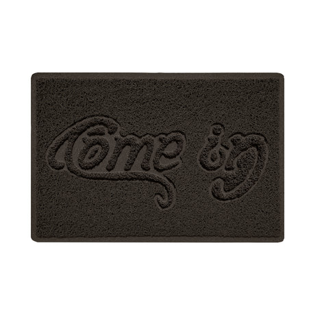 Outdoor Spaghetti Doormat Embossed - Brown