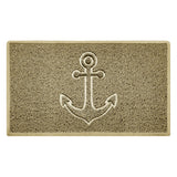 "Anchors Away" Grey Spaghetti Door Mat