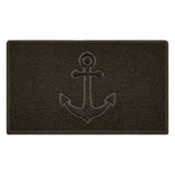 "Anchors Away" Grey Spaghetti Door Mat