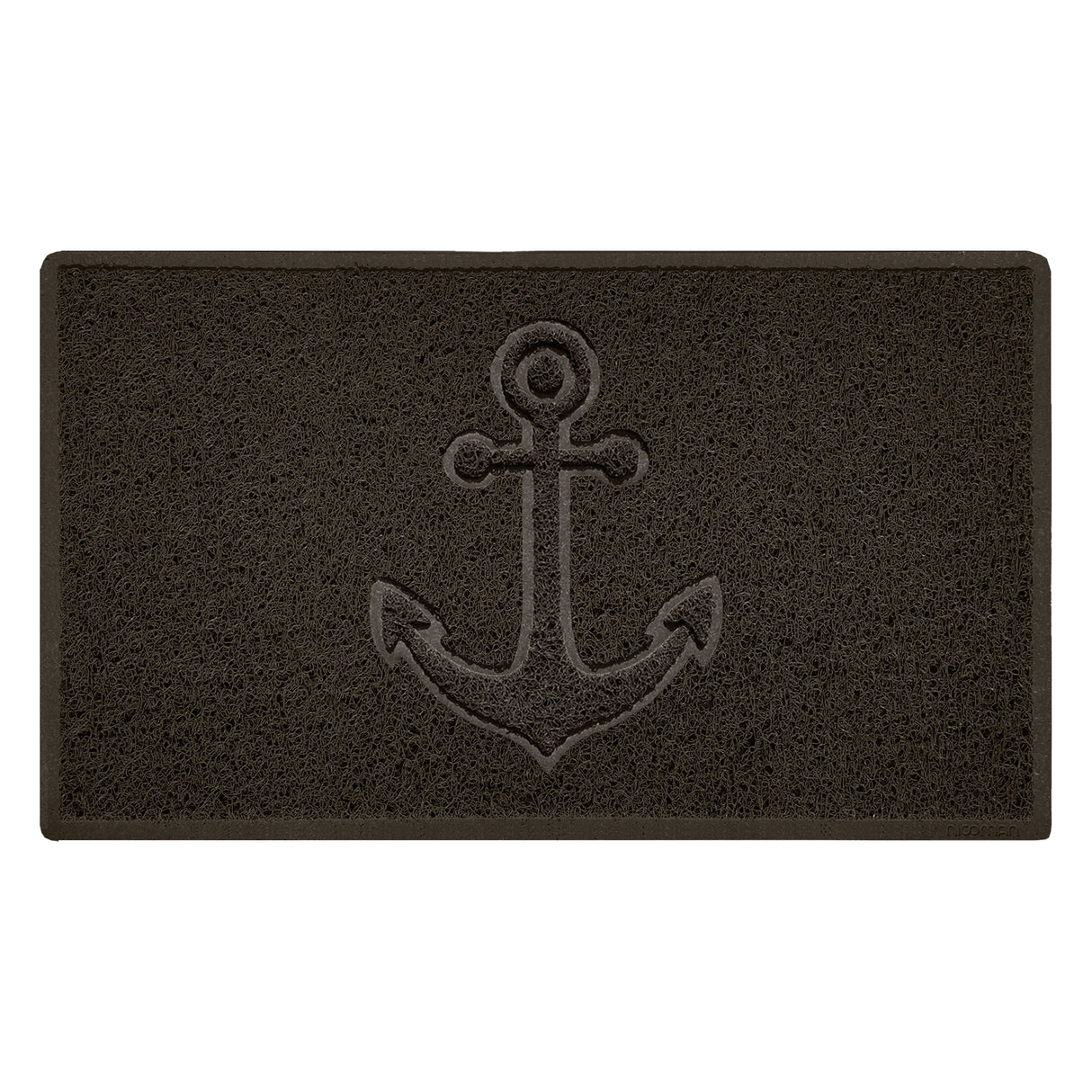 Outdoor Spaghetti Doormat Embossed - Brown