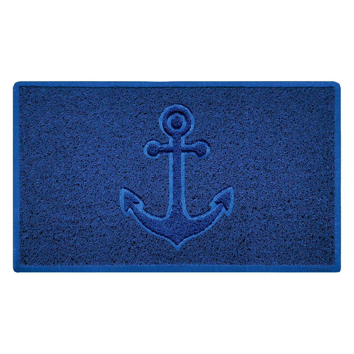 "Anchors Away" Grey Spaghetti Door Mat