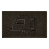 "Caravan Love" Grey Spaghetti Door Mat