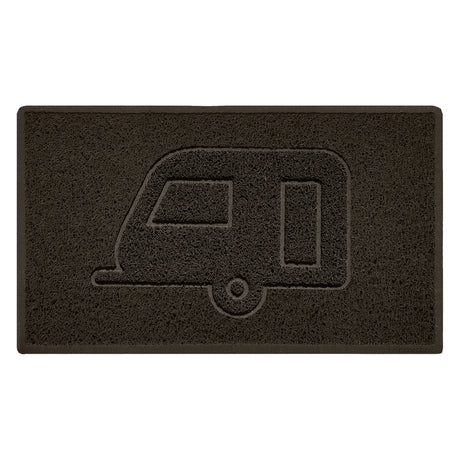 Outdoor Spaghetti Doormat Embossed - Brown