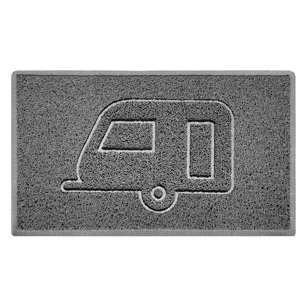 "Caravan" Grey Spaghetti Door Mat