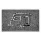 "Caravan Love" Grey Spaghetti Door Mat