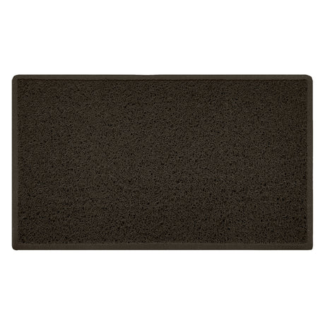 Embossed Spaghetti Outdoor Doormat - Brown