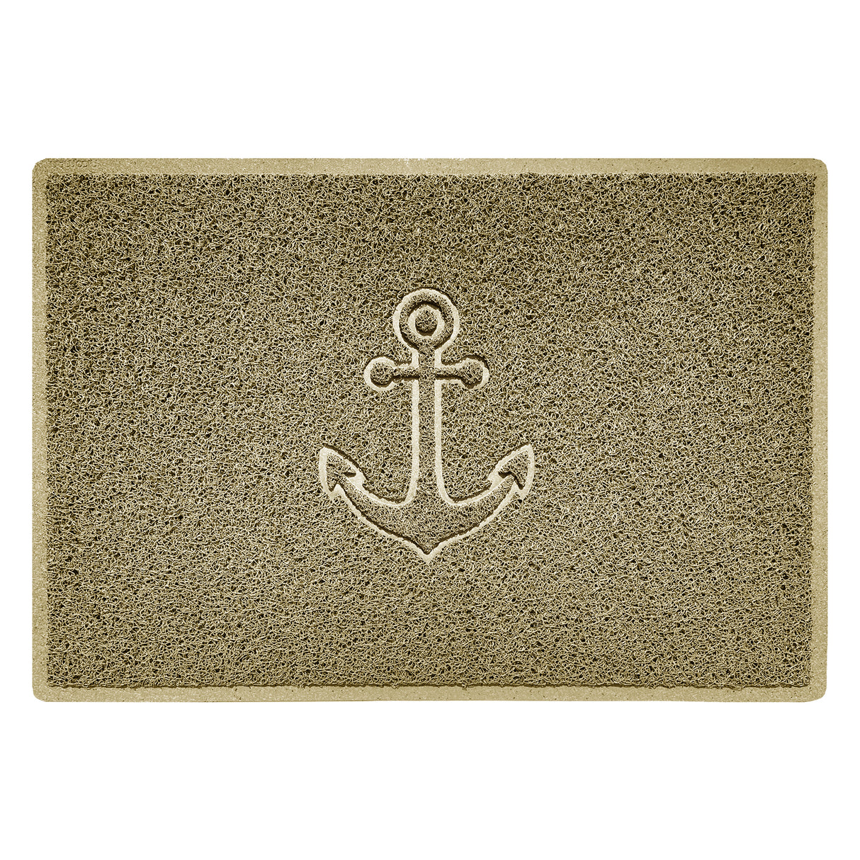 "Anchors Away" Grey Spaghetti Door Mat