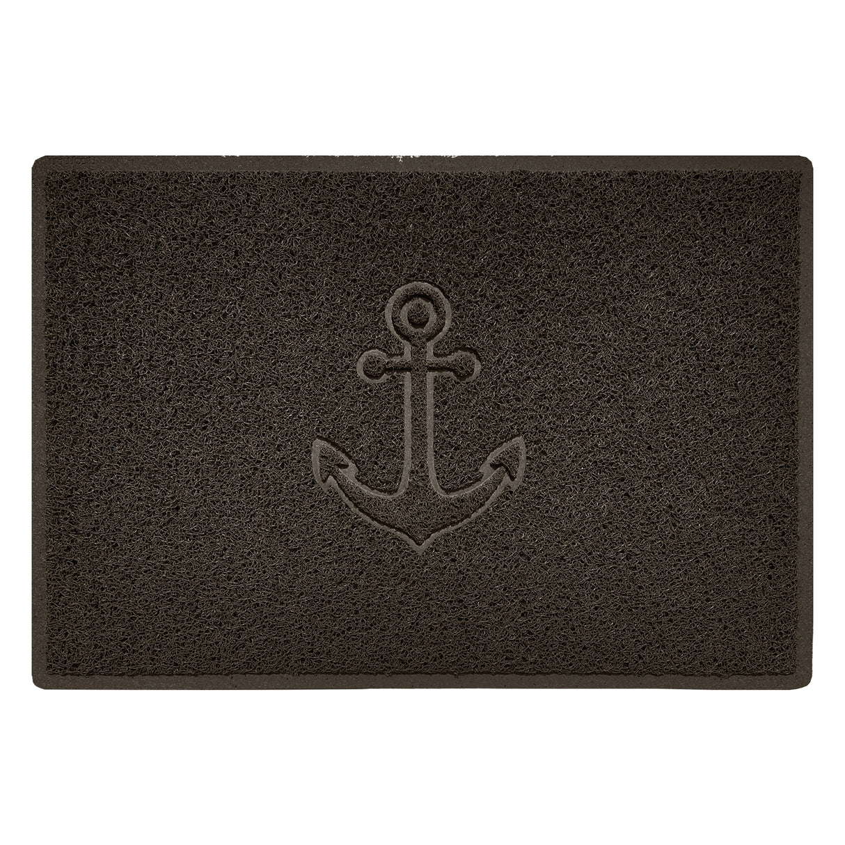 "Anchors Away" Grey Spaghetti Door Mat