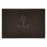 "Anchors Away" Grey Spaghetti Door Mat