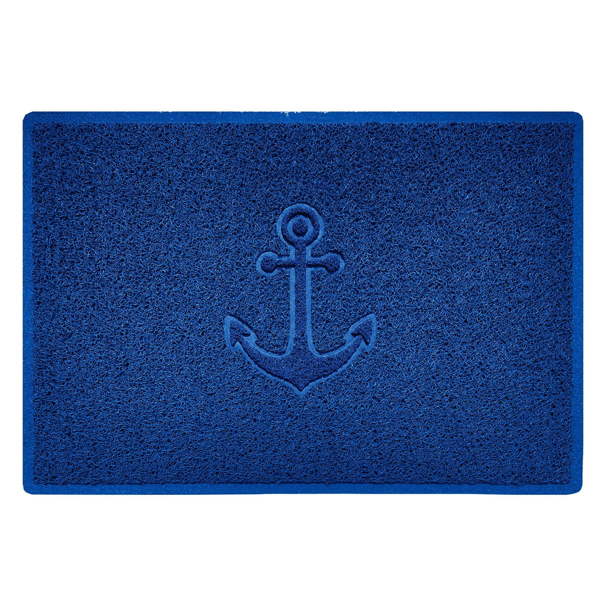 "Anchors Away" Grey Spaghetti Door Mat