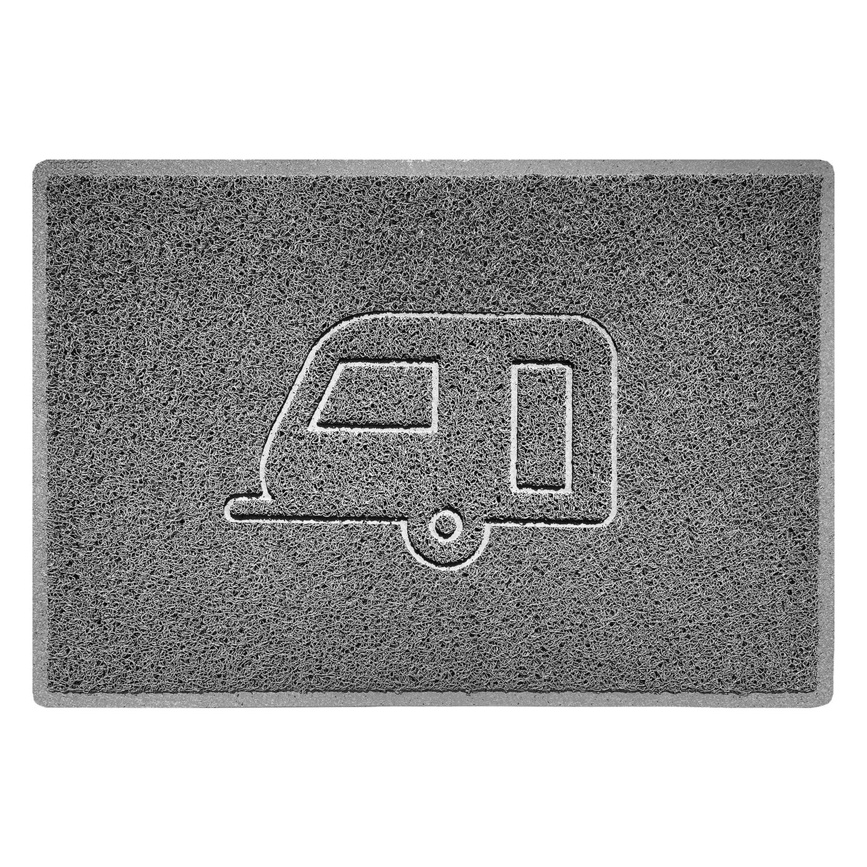 "Caravan Love" Grey Spaghetti Door Mat