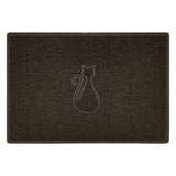 Outdoor Spaghetti Doormat Embossed - Brown