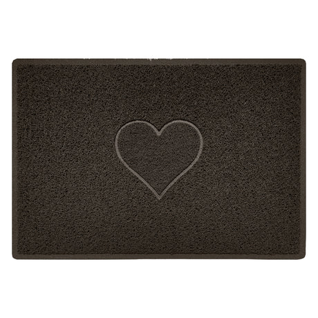 Outdoor Spaghetti Doormat Embossed - Brown