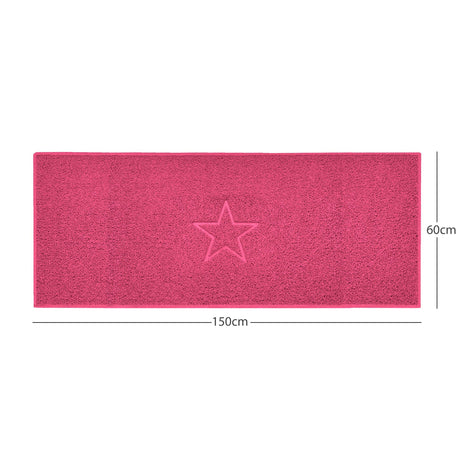 nicoman pink spaghetti indoor mat, multi colour options, free delivery, uk made