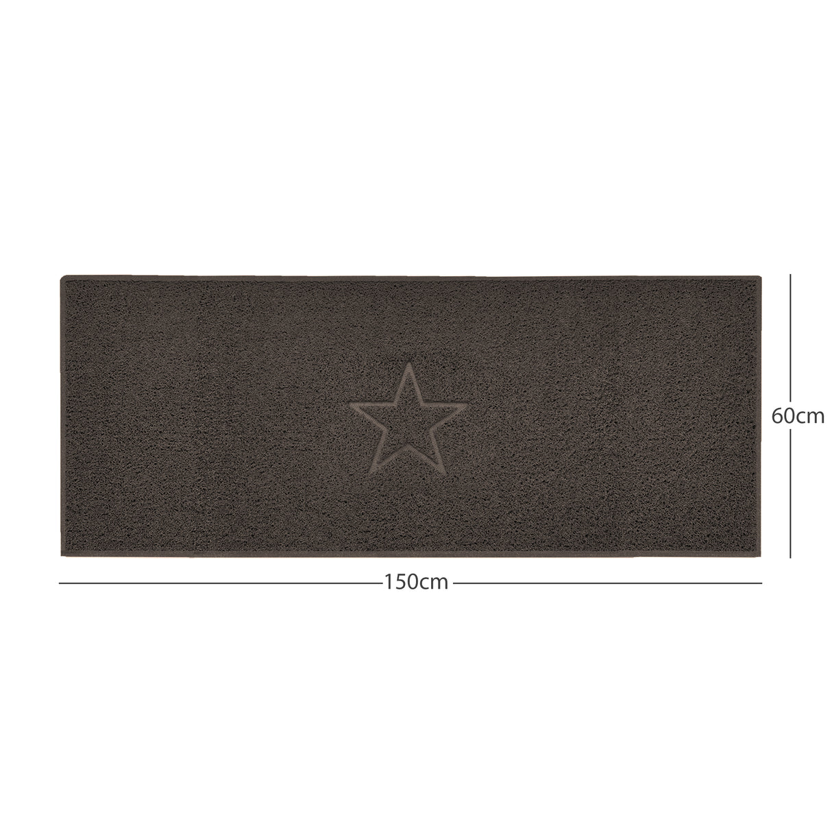 nicoman brown spaghetti indoor mat, multi colour options, free delivery, uk made