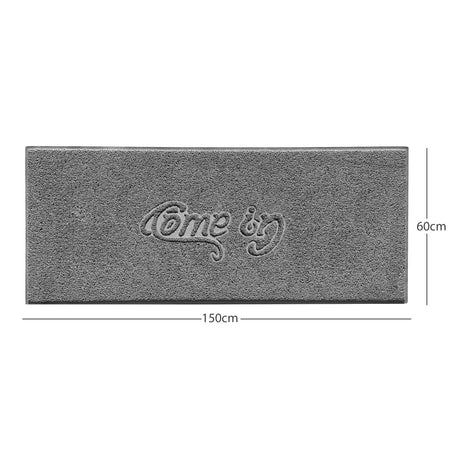 "Come In" Grey Spaghetti Door Mat