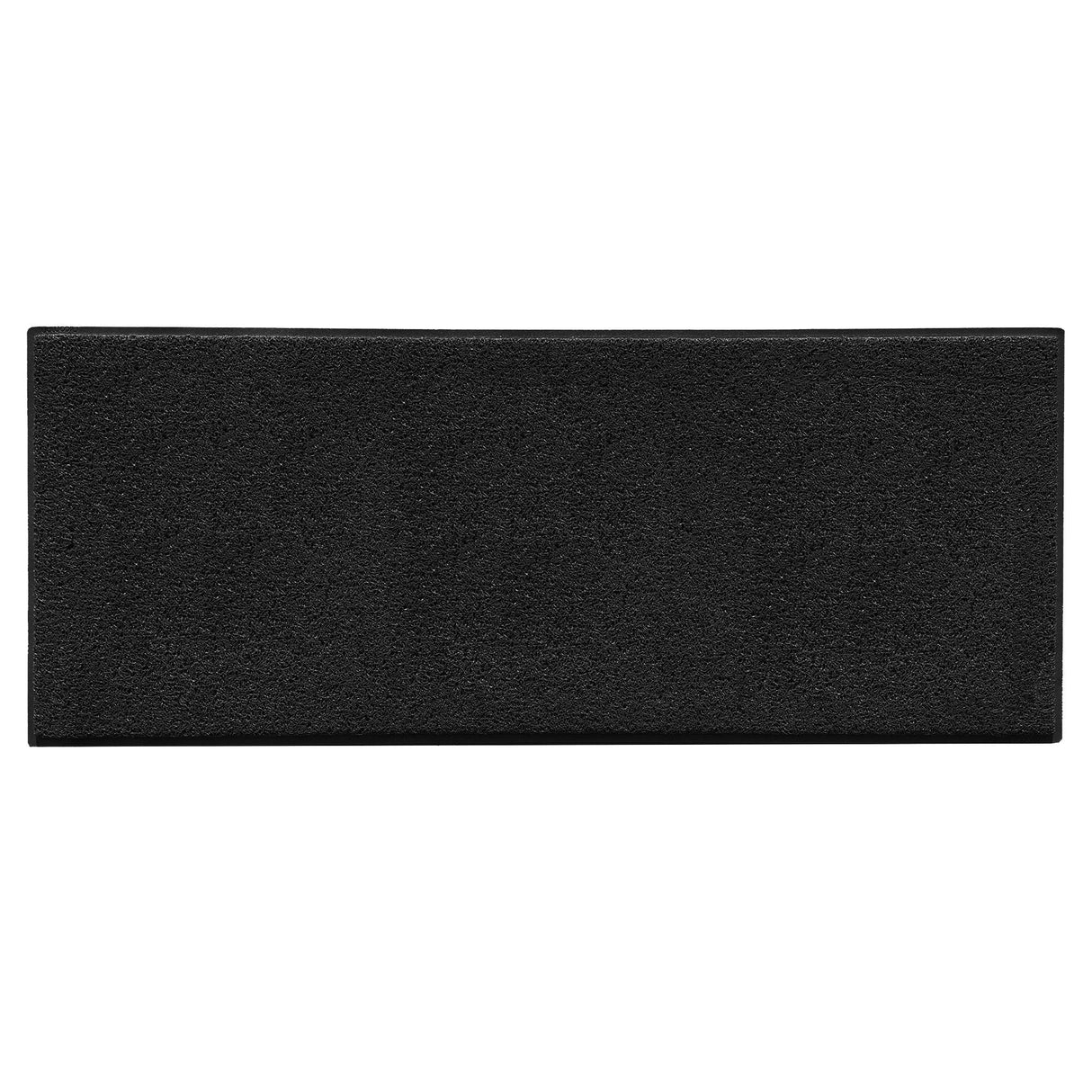 Indoor/Outdoor Spaghetti Doormat Plain - Black