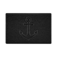 "Anchors Away" Grey Spaghetti Door Mat