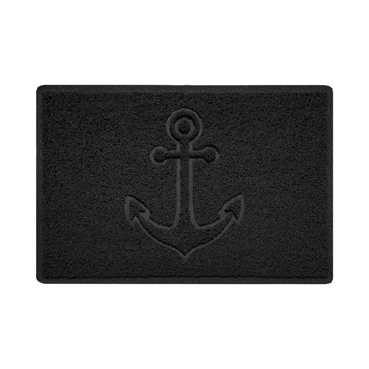 "Anchors Away" Grey Spaghetti Door Mat