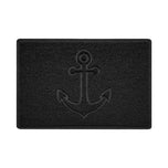 "Anchors Away" Grey Spaghetti Door Mat