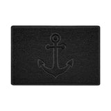 "Anchors Away" Grey Spaghetti Door Mat