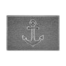 "Anchors Away" Grey Spaghetti Door Mat