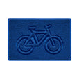 "Cycle" Grey Spaghetti Doormat
