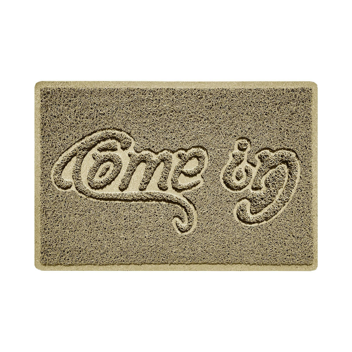 "Come In" Grey Spaghetti Door Mat