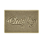 "Come In" Grey Spaghetti Door Mat